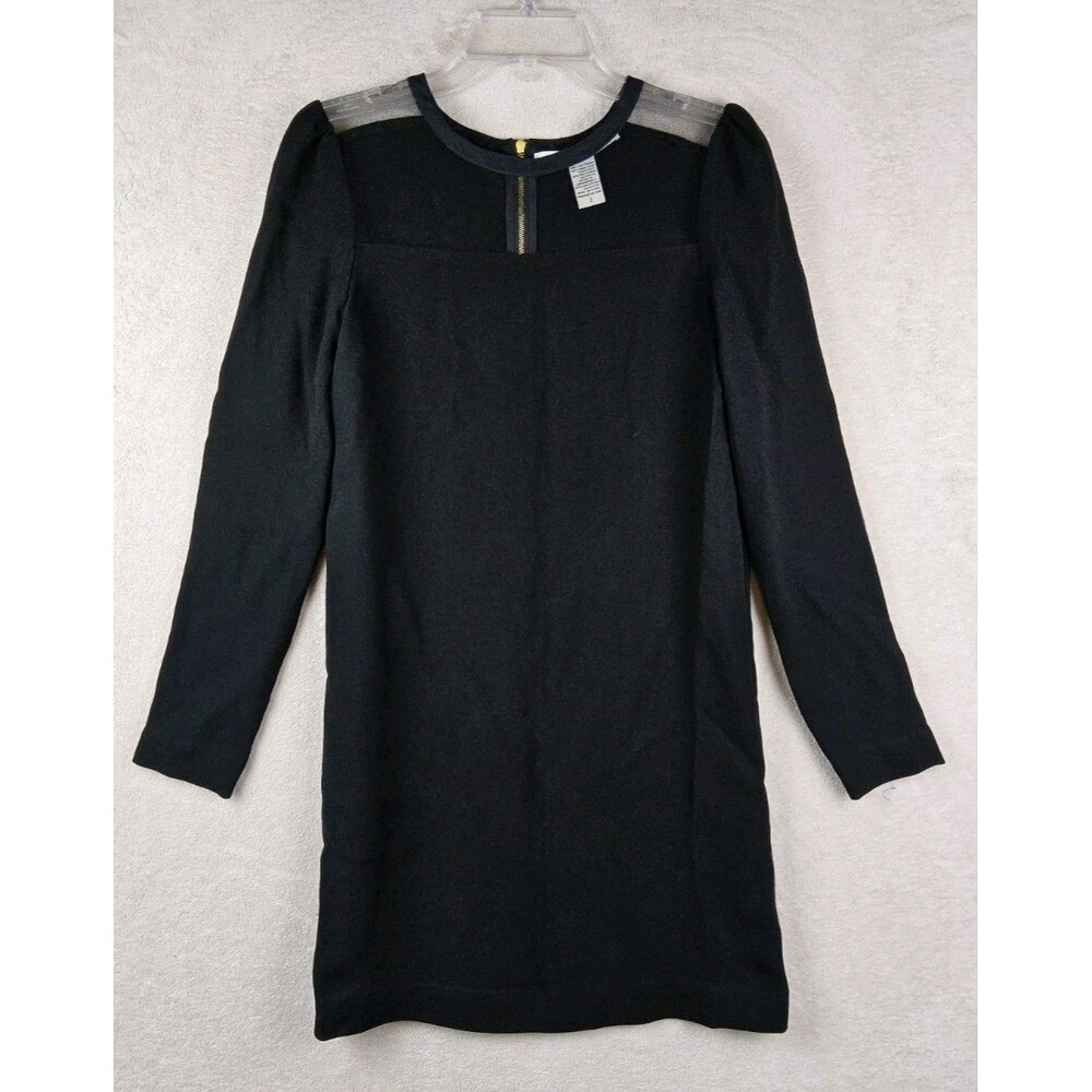 Diane Von Furstenberg Women's Long Sleeve Black Dress Size 2